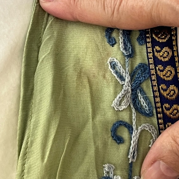 Bohemian Halter top Embroidered size small Boho Festival Summer Beachy Night Out - Picture 7 of 7